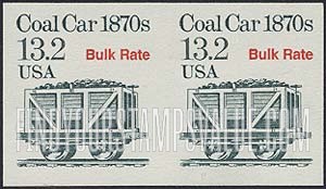 FindYourStampsValue: COAL CAR 1870s - Transportation Coil