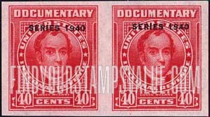 FindYourStampsValue: DOCUMENTARY ISSUE - Louis McLane