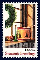 FindYourStampsValue: CHRISTMAS - Wreath and Toys