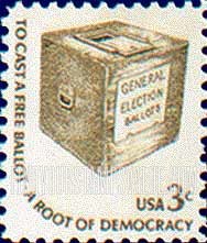 FindYourStampsValue: EARLY BALLOT BOX - Americana Issue