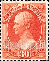 FindYourStampsValue: INTERIOR - Alexander Hamilton
