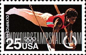 FindYourStampsValue: SUMMER OLYMPICS, SEOUL - Gymnastic Rings