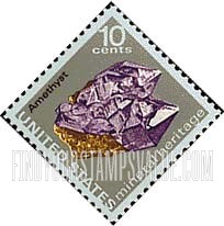 FindYourStampsValue: MINERAL HERITAGE - Amethyst