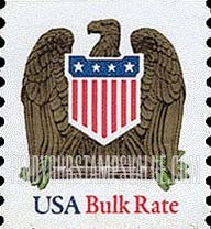 FindYourStampsValue: EAGLE AND SHIELD, Coil Stamp