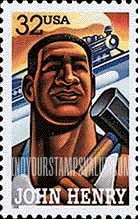 FindYourStampsValue: FOLK HEROES - John Henry