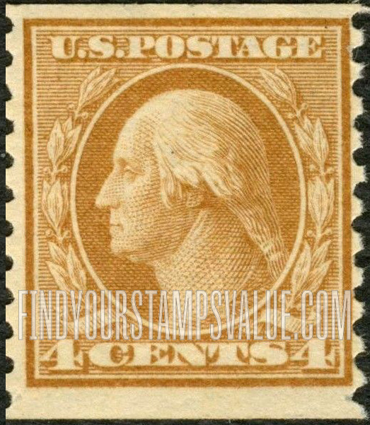 FindYourStampsValue: GEORGE WASHINGTON, Coil Stamp