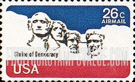 FindYourStampsValue: MOUNT RUSHMORE NATIONAL MEMORIAL