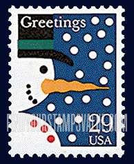 FindYourStampsValue: CHRISTMAS - Snowman