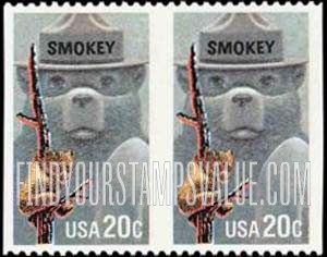 FindYourStampsValue: SMOKEY BEAR