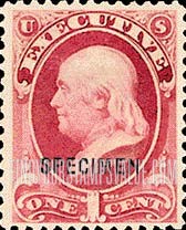 FindYourStampsValue: EXECUTIVE - Benjamin Franklin