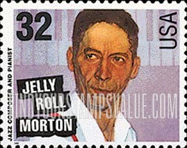 FindYourStampsValue: JELLY ROLL MORTON - American Music Series