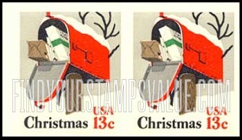 FindYourStampsValue: CHRISTMAS - Rural Mailbox