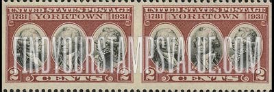 FindYourStampsValue: SURRENDER OF YORKTOWN - Count de Rochambeau, Washington, Count de Grasse
