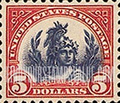 FindYourStampsValue: HEAD OF FREEDOM STATUE, CAPITOL DOME
