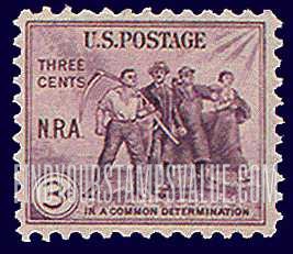 FindYourStampsValue: NATIONAL RECOVERY ACT - Group of Workers