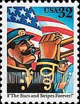 FindYourStampsValue: "THE STARS AND STRIPES FOREVER!"