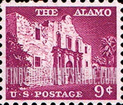 FindYourStampsValue: THE ALAMO - Liberty Issue