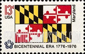 FindYourStampsValue: STATE FLAGS - Maryland
