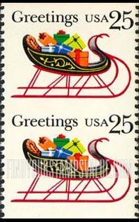 FindYourStampsValue: CHRISTMAS - Sleigh Full of Presents