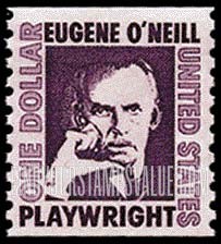 FindYourStampsValue: EUGENE O'NEILL, Coil Stamp - Prominent Americans