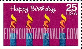 FindYourStampsValue: HAPPY BIRTHDAY - Special Occasions Booklet stamp