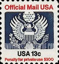 FindYourStampsValue: OFFICIAL MAIL - Great Seal, 13c