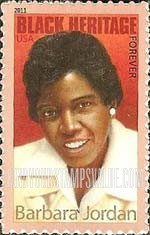 FindYourStampsValue: BLACK HERITAGE - Barbara Jordan, Congresswoman, Self-Adhesive stamp