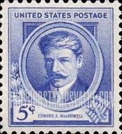 FindYourStampsValue: FAMOUS AMERICAN COMPOSERS - Edward A.MacDowell