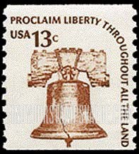 FindYourStampsValue: LIBERTY BELL, Coil Stamp - Americana Issue