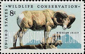 FindYourStampsValue: WILDLIFE CONSERVATION - Bighorn sheep