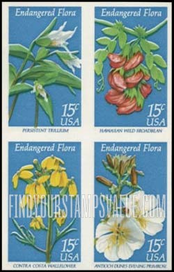 FindYourStampsValue: ENDANGERED FLORA