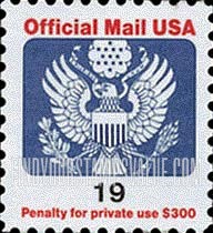 FindYourStampsValue: OFFICIAL MAIL - Great Seal, 19c
