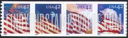 FindYourStampsValue: FLAGS, Self-Adhesive Coil Stamps