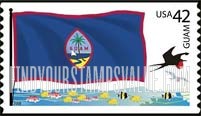 FindYourStampsValue: FLAGS OF OUR NATION - Guam, Self-Adhesive Coil stamp