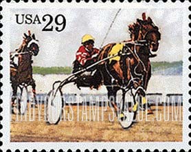 FindYourStampsValue: SPORTING HORSES - Harness Racing