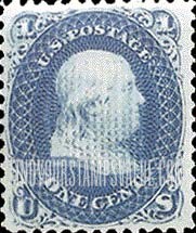 FindYourStampsValue: BENJAMIN FRANKLIN - F Grill