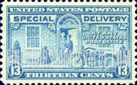 FindYourStampsValue: SPECIAL DELIVERY - Motorcycle Delivery