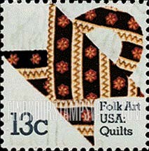 FindYourStampsValue: QUILTS - American Folk Art