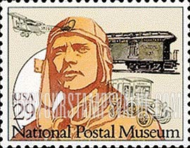 FindYourStampsValue: NATIONAL POSTAL MUSEUM - Charles Lindbergh