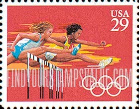 FindYourStampsValue: SUMMER OLYMPICS, BARCELONA - Women's Hurdles