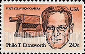 FindYourStampsValue: PHILO T. FARNSWORTH - American Inventors