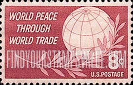 FindYourStampsValue: WORLD PEACE THROUGH WORLD TRADE