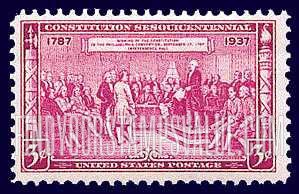 FindYourStampsValue: CONSTITUTION SESQUICENTENNIAL - Signing of the Constitution