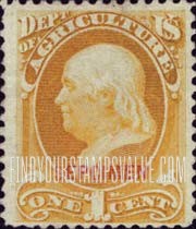 FindYourStampsValue: AGRICULTURE - Benjamin Franklin