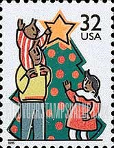 FindYourStampsValue: CHRISTMAS - Decorating Tree
