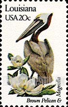 FindYourStampsValue: LOUISIANA - State Birds and Flowers