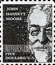 FindYourStampsValue: JOHN BASSETT MOORE - Prominent Americans