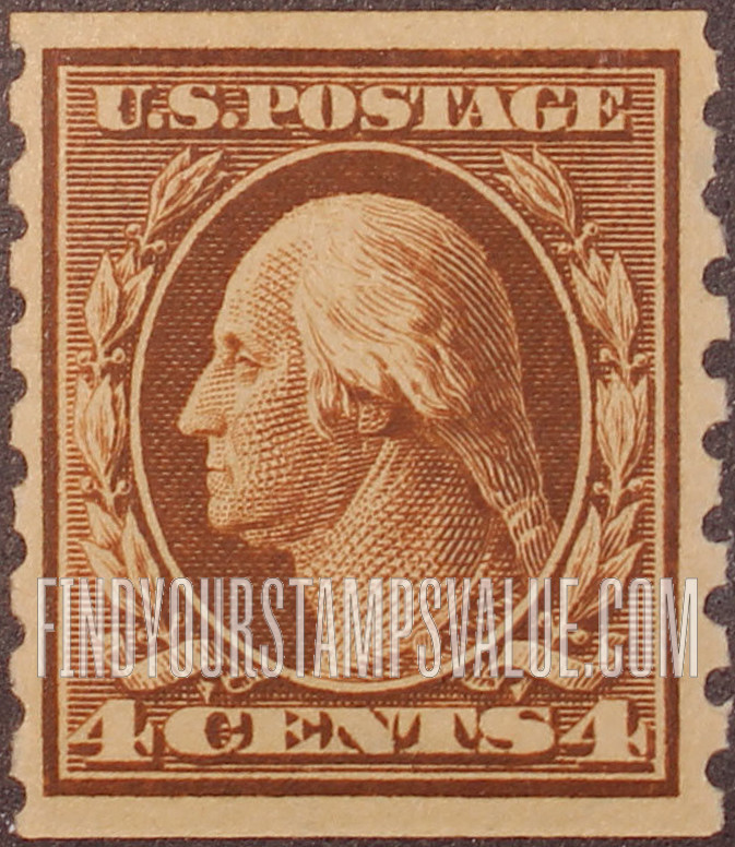 FindYourStampsValue: GEORGE WASHINGTON, Coil Stamp