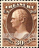 FindYourStampsValue: TREASURY - Alexander Hamilton