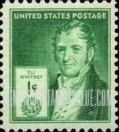 FindYourStampsValue: FAMOUS AMERICAN INVENTORS - Eli Whitney